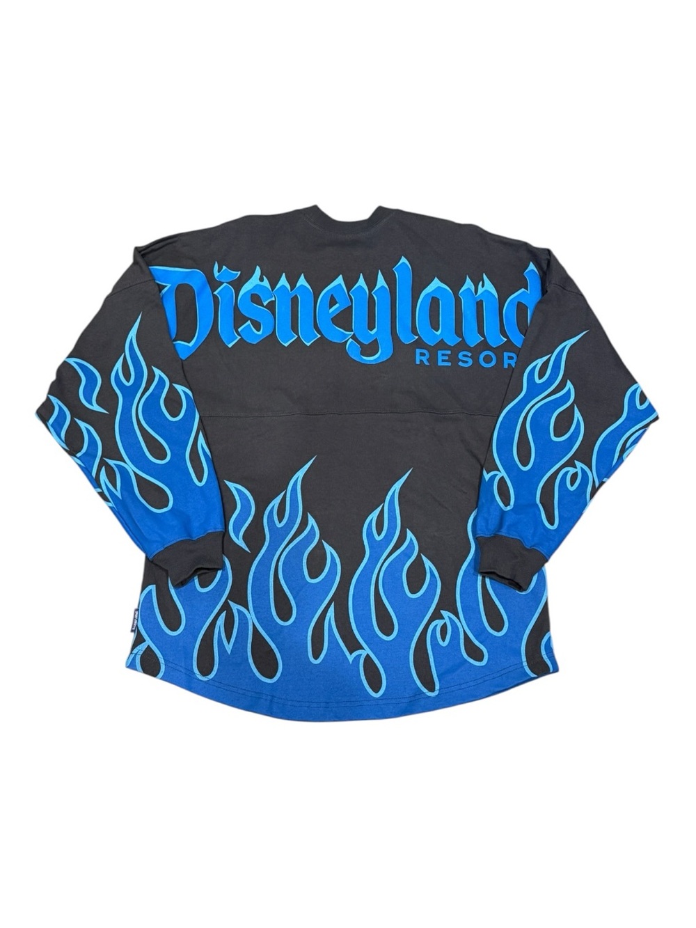 Disney Parks WDW Hades Hercules Villain Blue Flame Spirit Jersey Gray Sz S - Picture 2 of 7